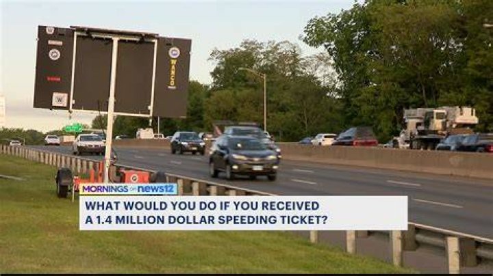 $1.4 Million Speeding Ticket