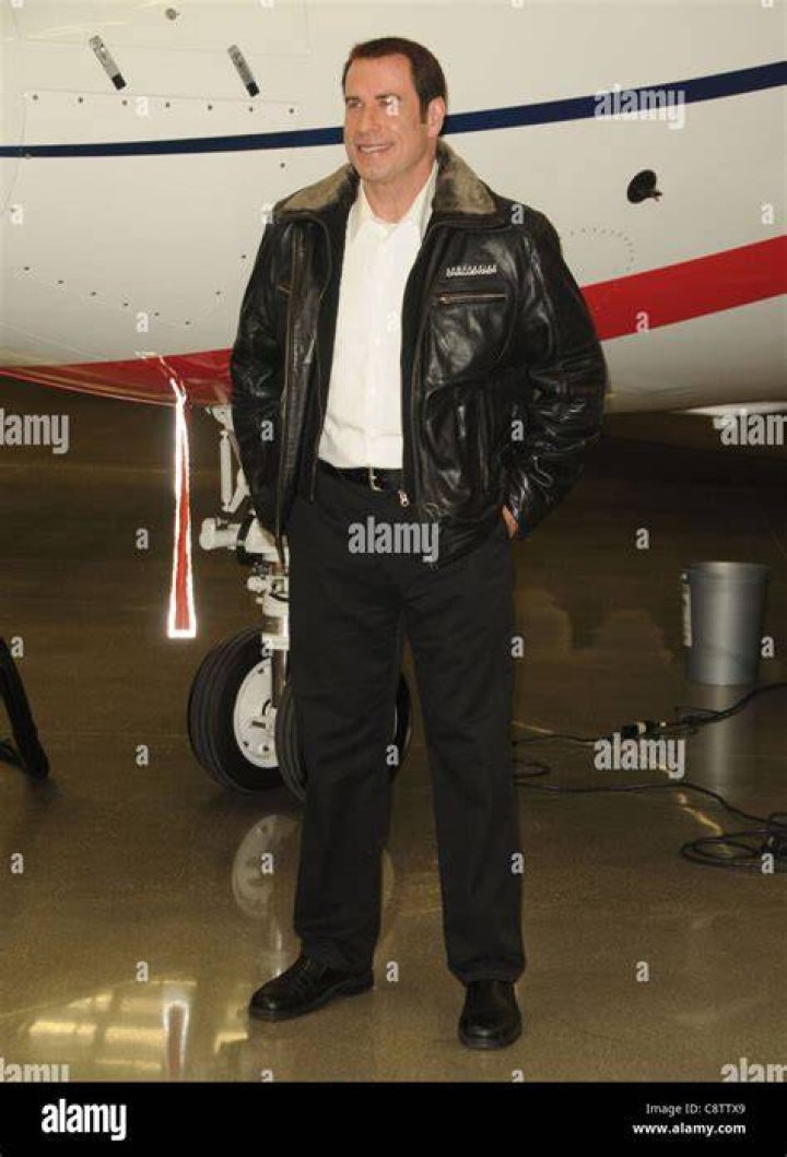 John Travolta In Bombardier Aviator Jacket