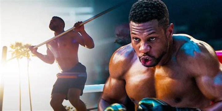 Jonathan Majors With Creed 3 co-stars
