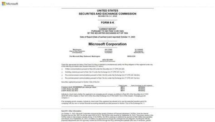 Microsoft And IRS Back Taxes