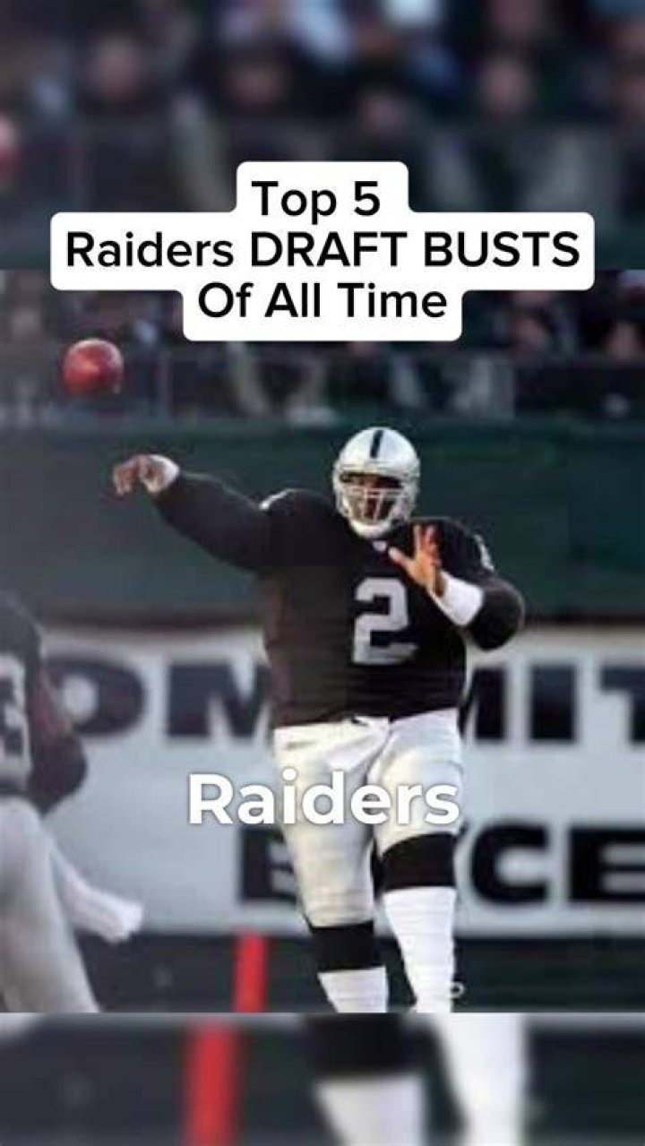 Top 10 Biggest Draft Busts in Oakland Raiders History